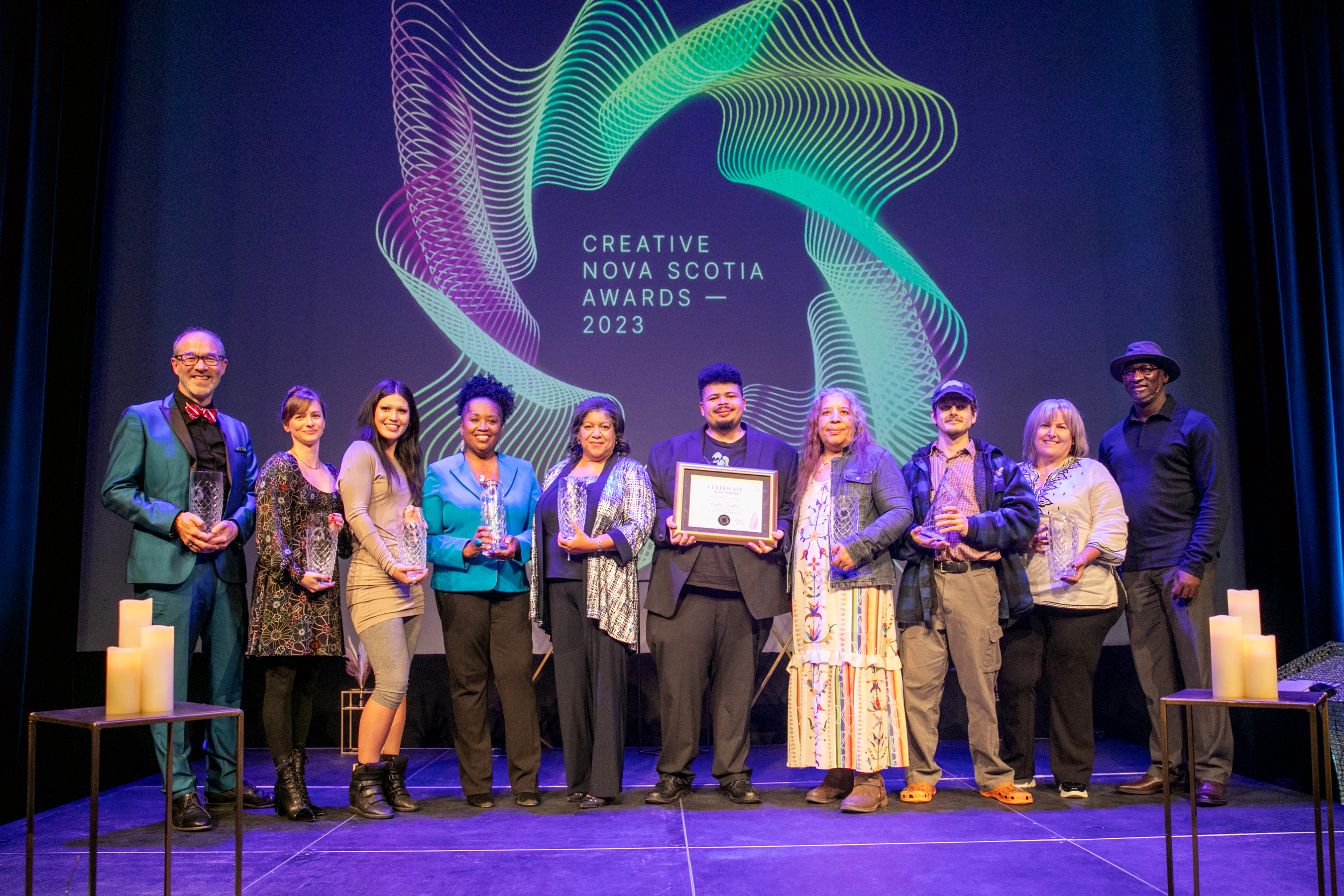 Awards Winners on the Stage