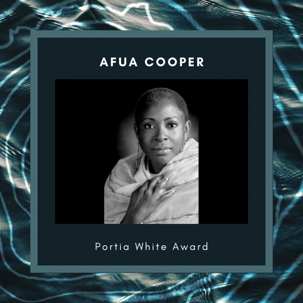 Afua Cooper Portia White Award