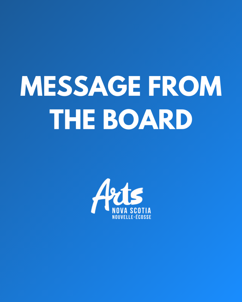 Message from the Board