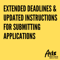 Image: Extended Deadlines & Instructions for Submitting Applications